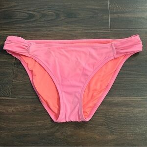 Shade & Shore Sun Coast Orange Tropical Cheeky Strappy Bikini Bottom Women’s XL
